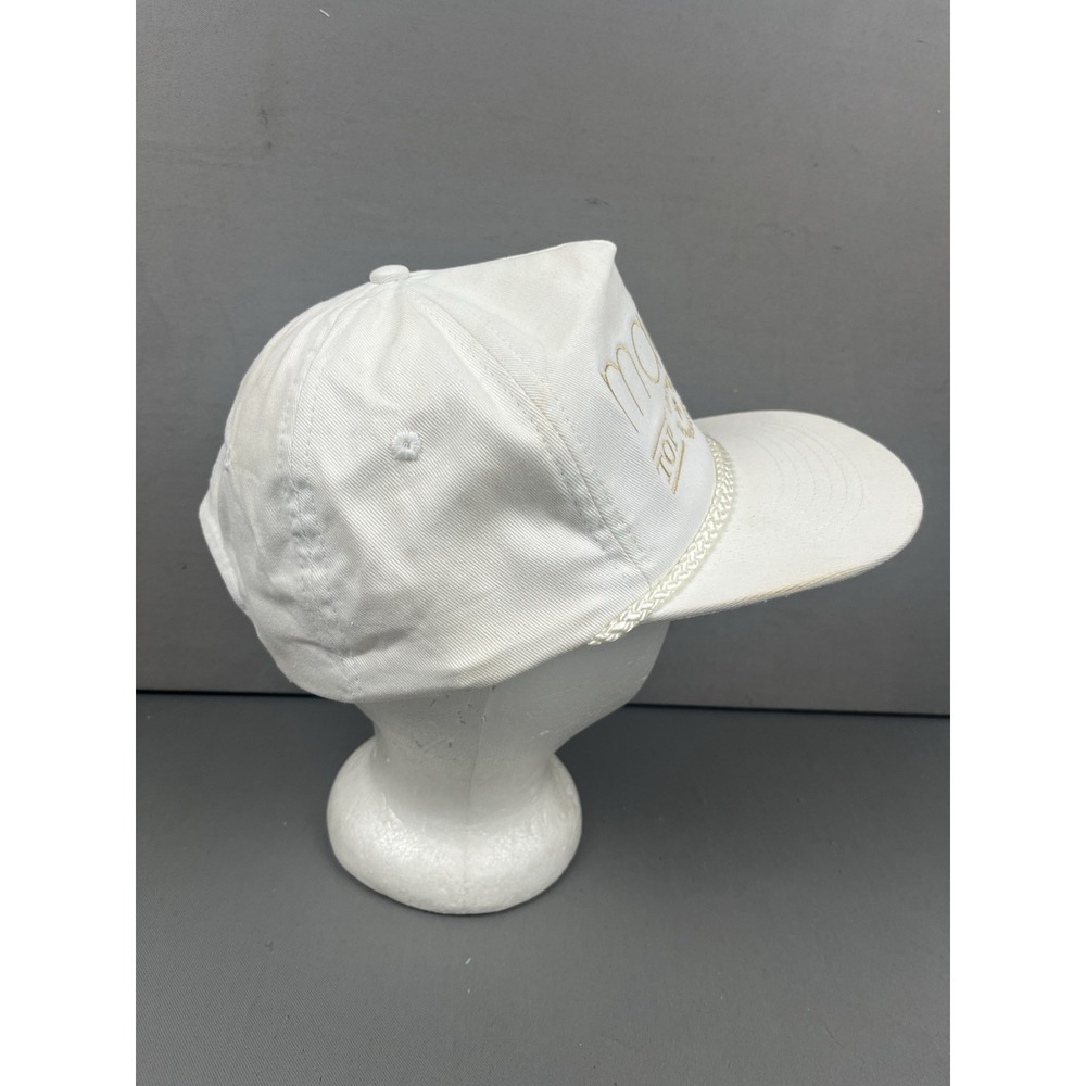 Vintage Macy's Top Gun Hat Cosmetics Fragrances White Rope Employee Performance - Picture 5 of 14